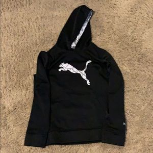 Black Puma Athletic Hoodie